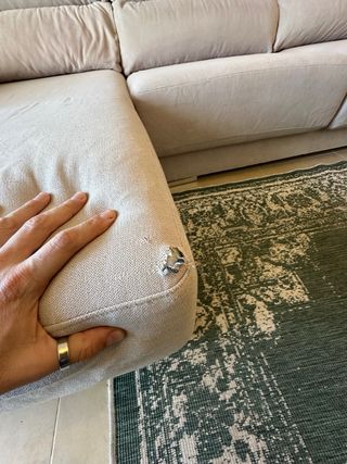 Sofá Chaise long beige retráctil 3x1.70 OFERTABLE!