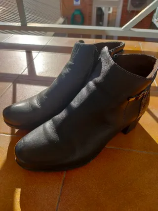 Botines piel mujer Treintas negros