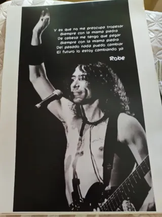 Póster Robe Iniesta Extremoduro 45x30