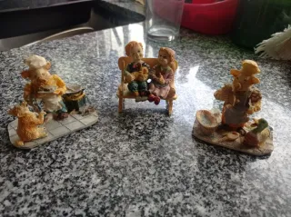 10 Figuras decorativas de resina