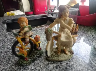 10 Figuras decorativas de resina