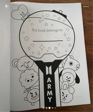 BTS Libro colorear