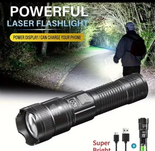 Linterna LED Potente USB Carga