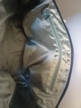 Bolso Jaime Mascaró Azul Marino y Rojo.