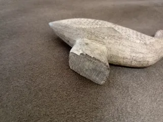 Escultura Pájaro Perú Piedra Gris