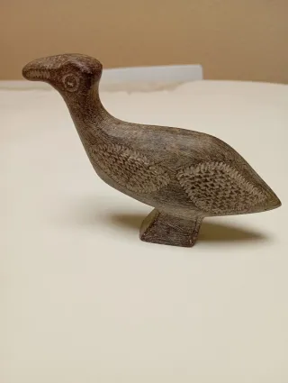 Escultura Pájaro Perú Piedra Gris