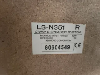 Coppia casse Kenwood