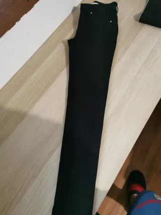 Pantalón largo Mango negro