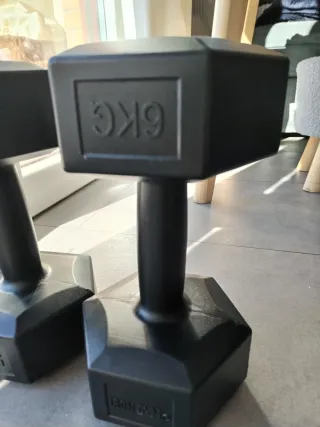 Mancuernas Iron Gym 6 kg las dos por 20 euros