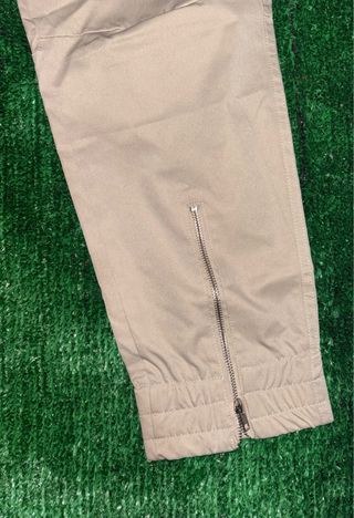 Cargo Uomo Beige Tasche Zip.