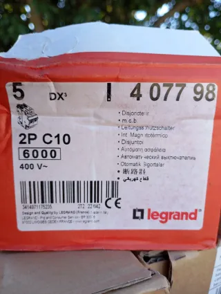 Lote magnetotermicos y diferenciales Legrand