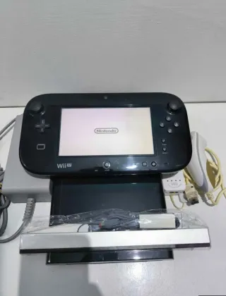 Nintendo Wii U Consola Negra Completa