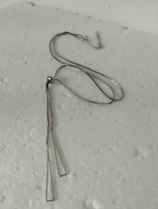 Colgante Triángulos plateados nuevo Ajustable