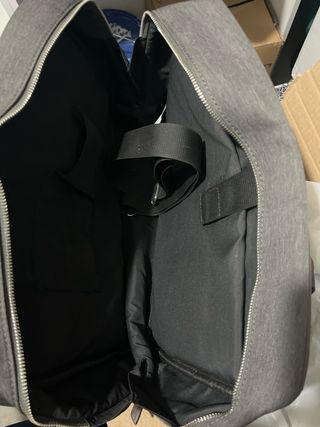 Bolso de trabajo negro y marrón