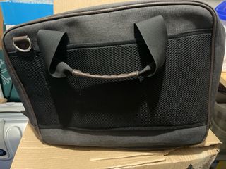 Bolso de trabajo negro y marrón