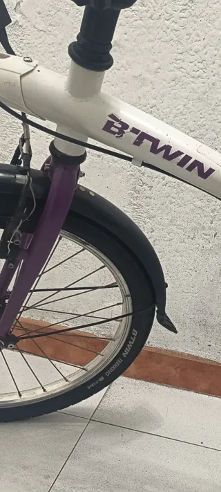 Bicicleta Btwin Plegable Trekking