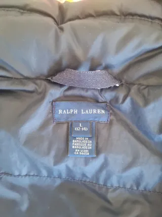 Abrigo niña 12-14 plumífero Polo Ralph Lauren Azul