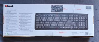 Teclado Trust ZIVA Multimedia. Cable 1,8 m.