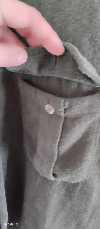 Giacca/Camicia Uomo Verde con Patch