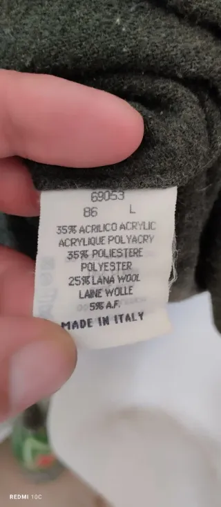 Giacca/Camicia Uomo Verde con Patch