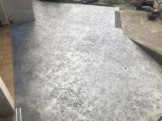 Pavimento impreso para exterior