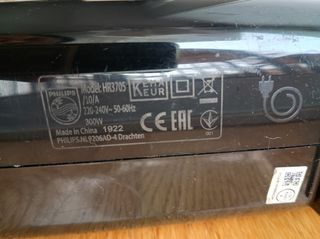 Batidora y amasadora PHILIPS HR3705/10 (usado)