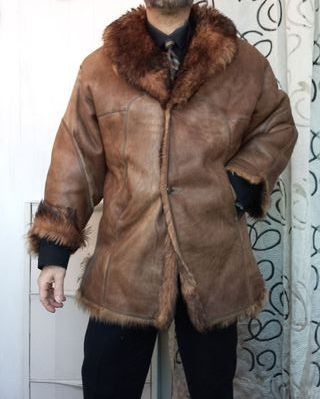 Cappotto Montone Shearling Vintage Anni '80 woman