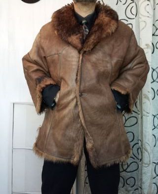 Cappotto Montone Shearling Vintage Anni '80 woman