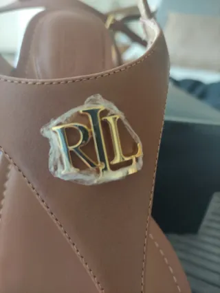 Sandalias Ralph Lauren Marrón Talla 38