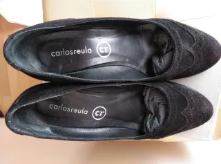 Zapatos de piel negros