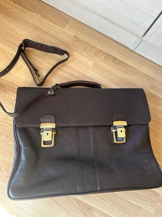 Maletín cuero MP marrón