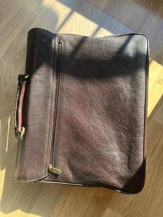 Maletín cuero MP marrón