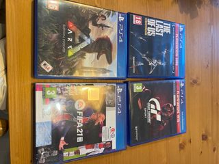 Lote 4 Juegos PS4: Ark, FIFA 21, GT Sp, last of us