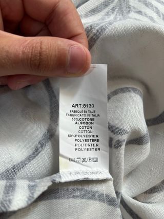 Blusa Estampada Caras Blanco y Negro Talla XXL