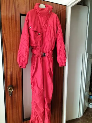 Tuta sci monopezzo vintage AnziBesson rossa 42 Nuo