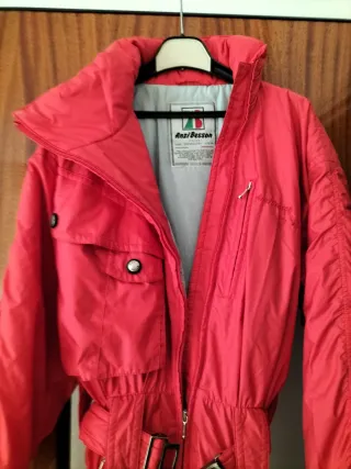 Tuta sci monopezzo vintage AnziBesson rossa 42 Nuo