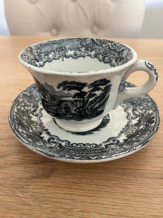 4 Tazas La Cartuja Vistas Negro