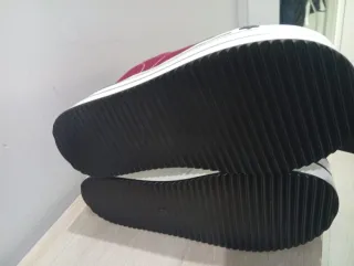 Zapatillas plataforma rojas talla 38