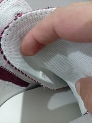 Zapatillas plataforma rojas talla 38