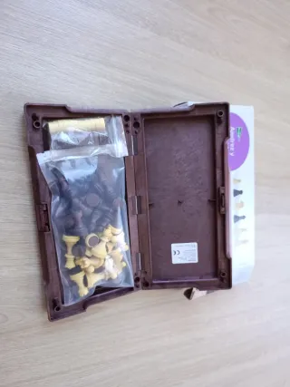 Juego Ajedrez y Damas Plegable Mini