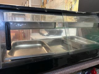 Vitrina doble expositora bar