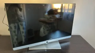 Televisión Loewe Negra y Plateada