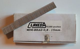 Clavos Mini-Brad 0.8 x 15mm (10000 uds)
