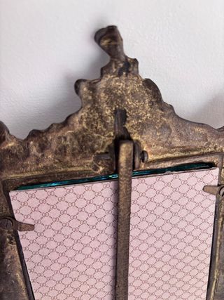 Cornice barocca in bronzo dorato