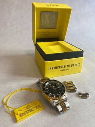 Invicta Pro Diver Reloj Automático Dorado Negro