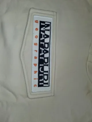 Felpa Napapijri bambina beige/viola