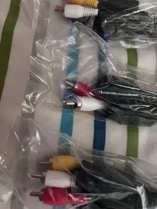 3 Cables RCA Nintendo a estenar