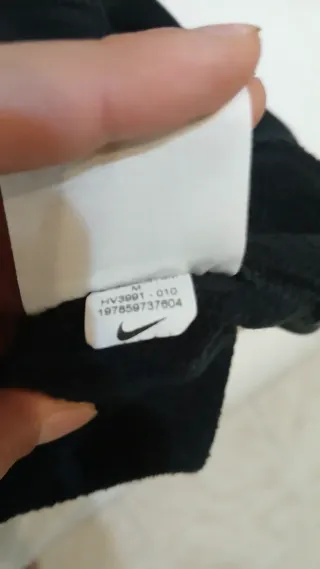 Felpa Nike nera con logo