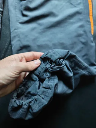 Pantalón chándal Adidas baggy Y2K gris naranja