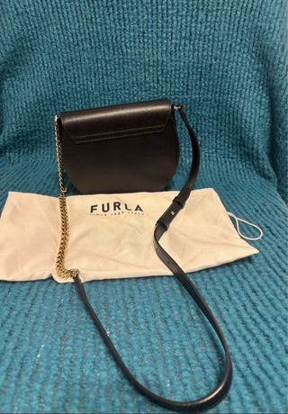 Borsa a tracolla Furla originale nera
